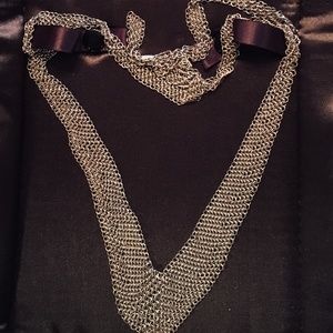 Tiffany & Co Elsa Peretti Sterling Silver Mesh Bib